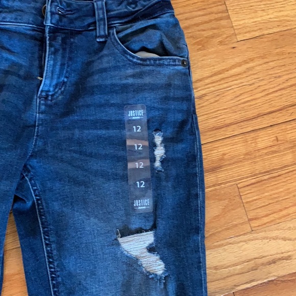 Justice ❤️HP❤️NWT kids size 12 jeans - Picture 3 of 6